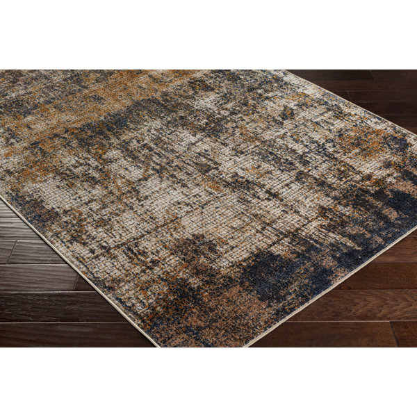 Trent Austin Design® Mckellar Performance Gray/Gold/Beige Rug & Reviews